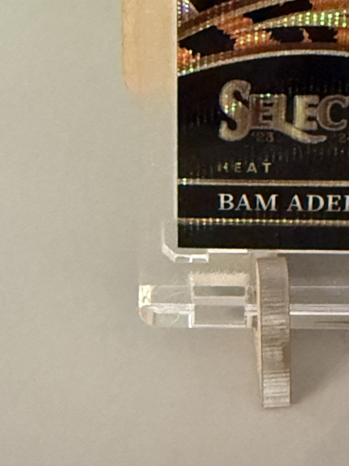 2023 Panini Select Tiger Prizm Courtside #259 Bam Adebayo SP Case Hit