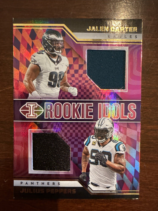2023 Panini Illusions Rookie Idols #RM-CP Jalen Carter (RC) Julius Peppers