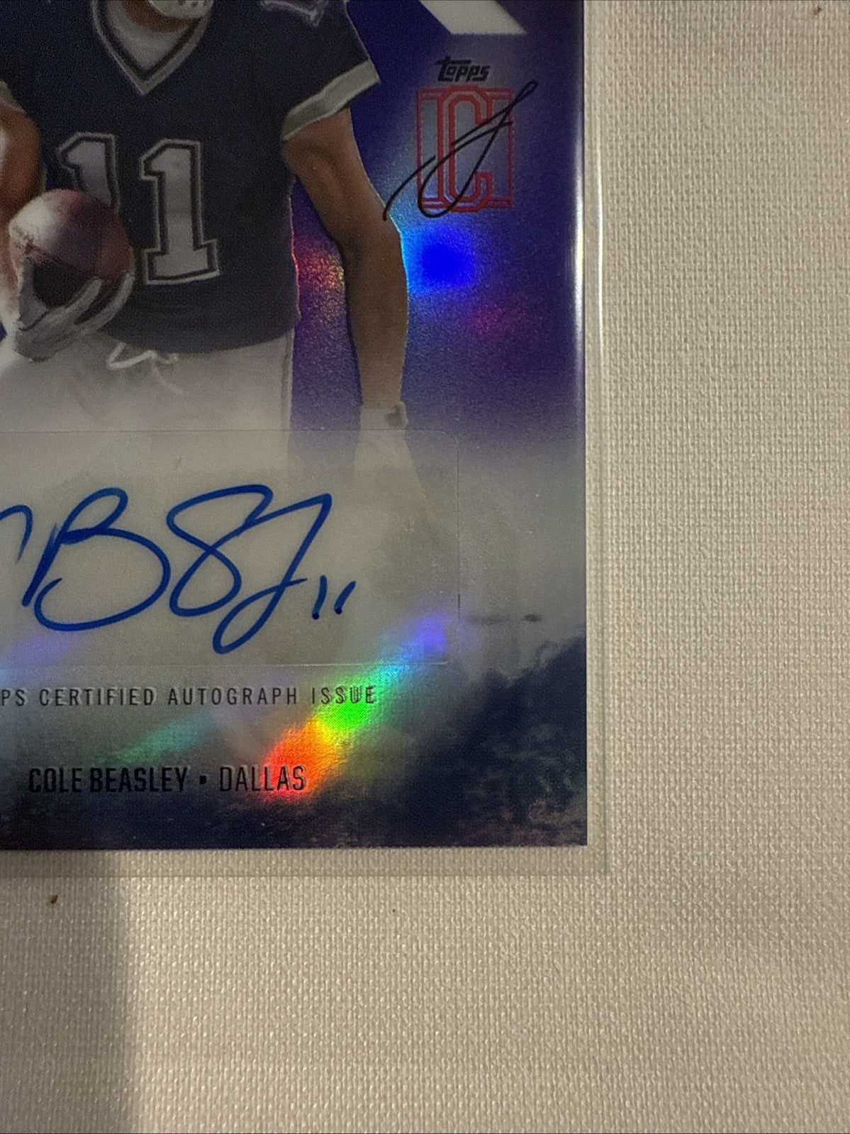 2025 Topps Signature Class – Cole Beasley #PI – CB Preeminent Ink 33/100