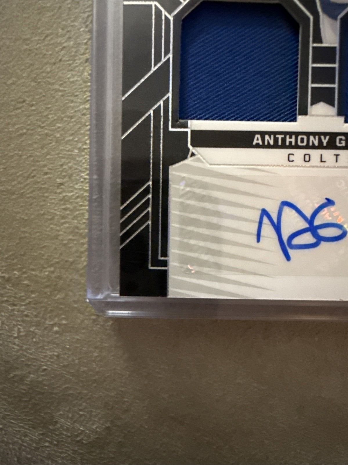 2024 Obsidian Jumbo BLACK FOTL Anthony Gould RPA ROOKIE PATCH AUTO /299