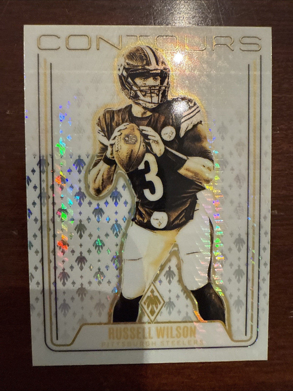 Russell Wilson- Wave Contour #CON-RWN- 2024 Panini Phoenix- Steelers