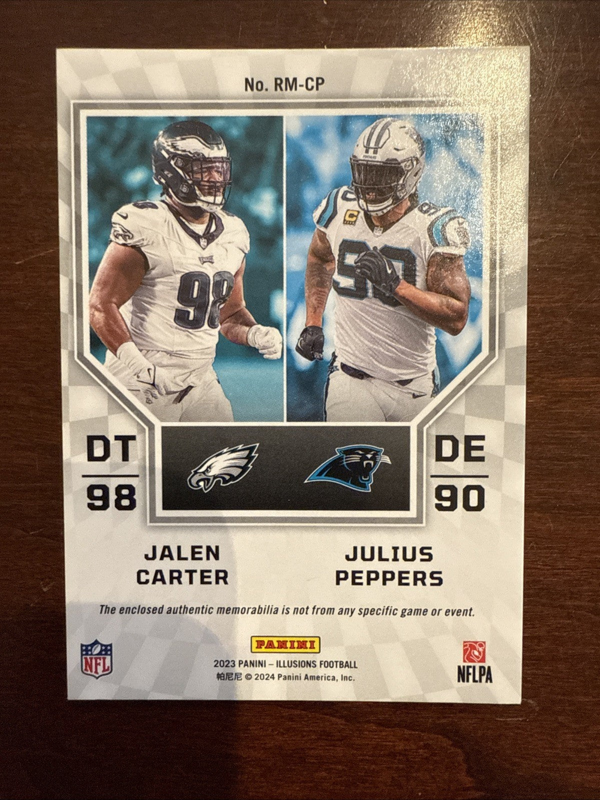 2023 Panini Illusions Rookie Idols #RM-CP Jalen Carter (RC) Julius Peppers