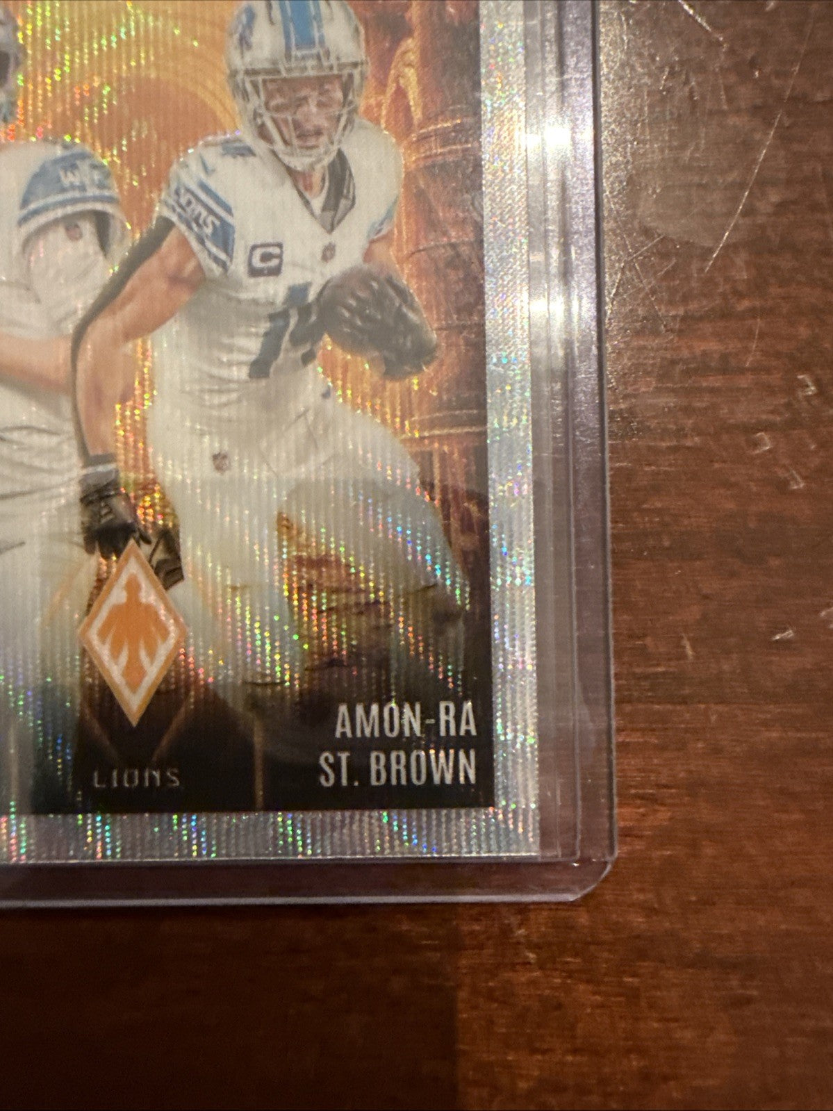 2024 Panini Phoenix Jared Goff/Amon-Ra St Brown - Treasured Tandems Silver Wave