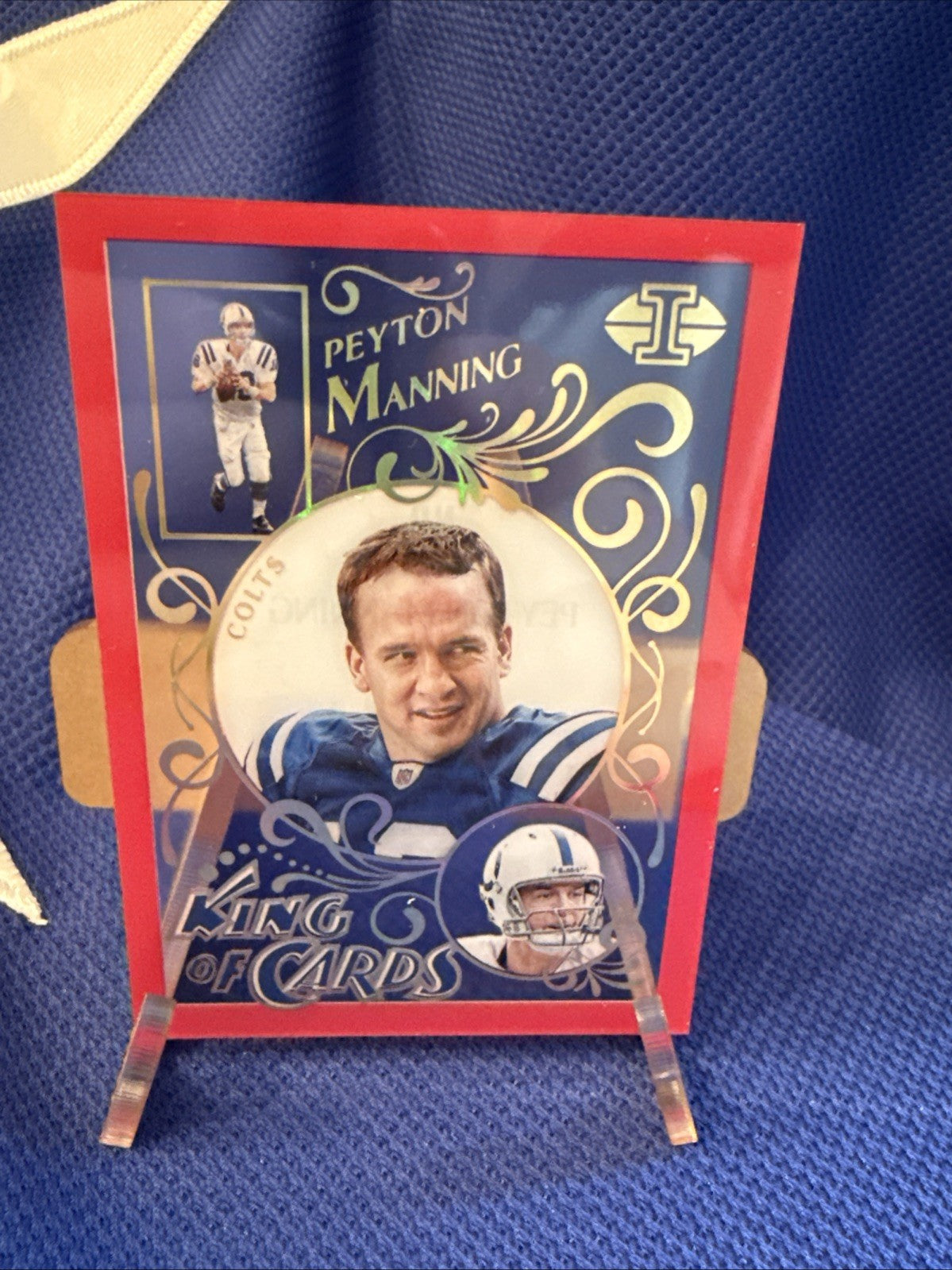 2021 Panini Illusions Peyton Manning King Of Cards Pink 67/399 Colts Broncos