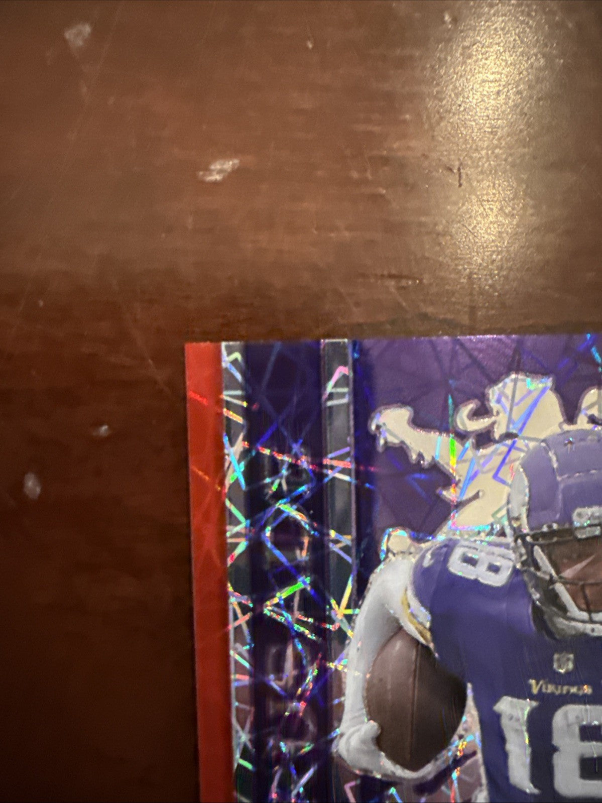 2023 Rookies & Stars Justin Jefferson Crusade Red Laser Holo