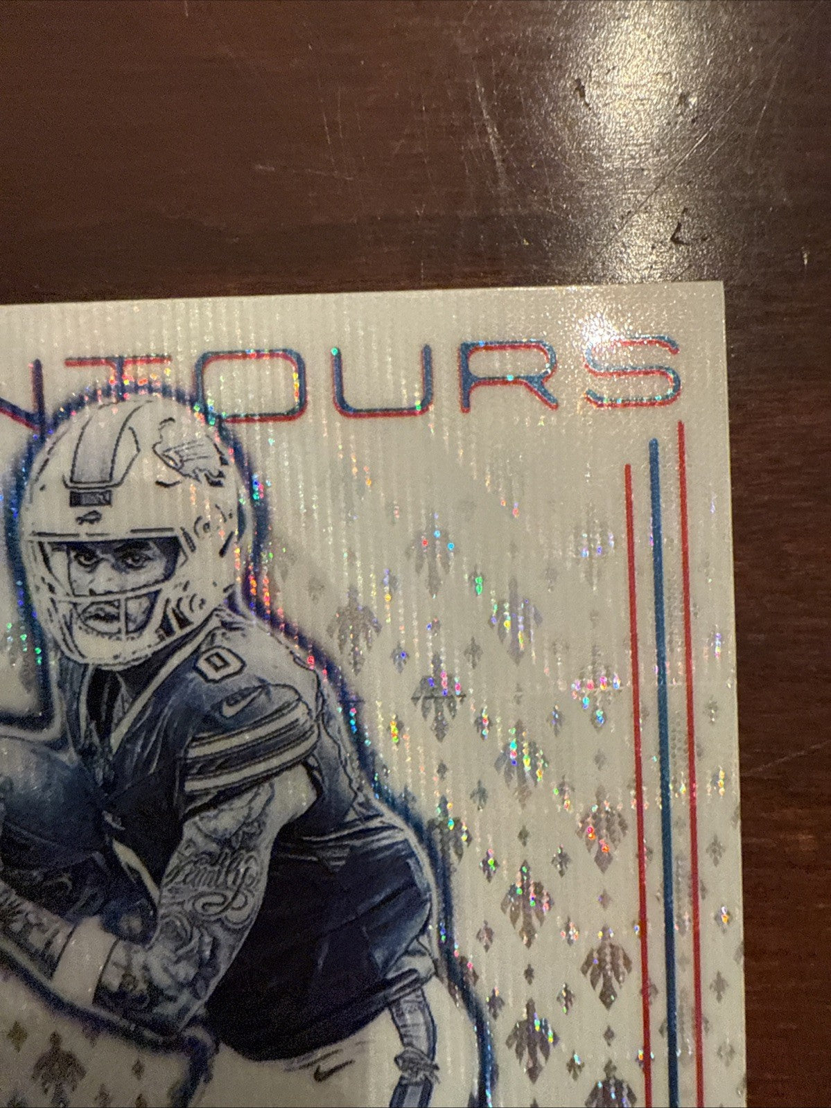 2024 Panini Phoenix KEON COLEMAN #CON-KCN RC Rookie Contours Silver Wave Bills