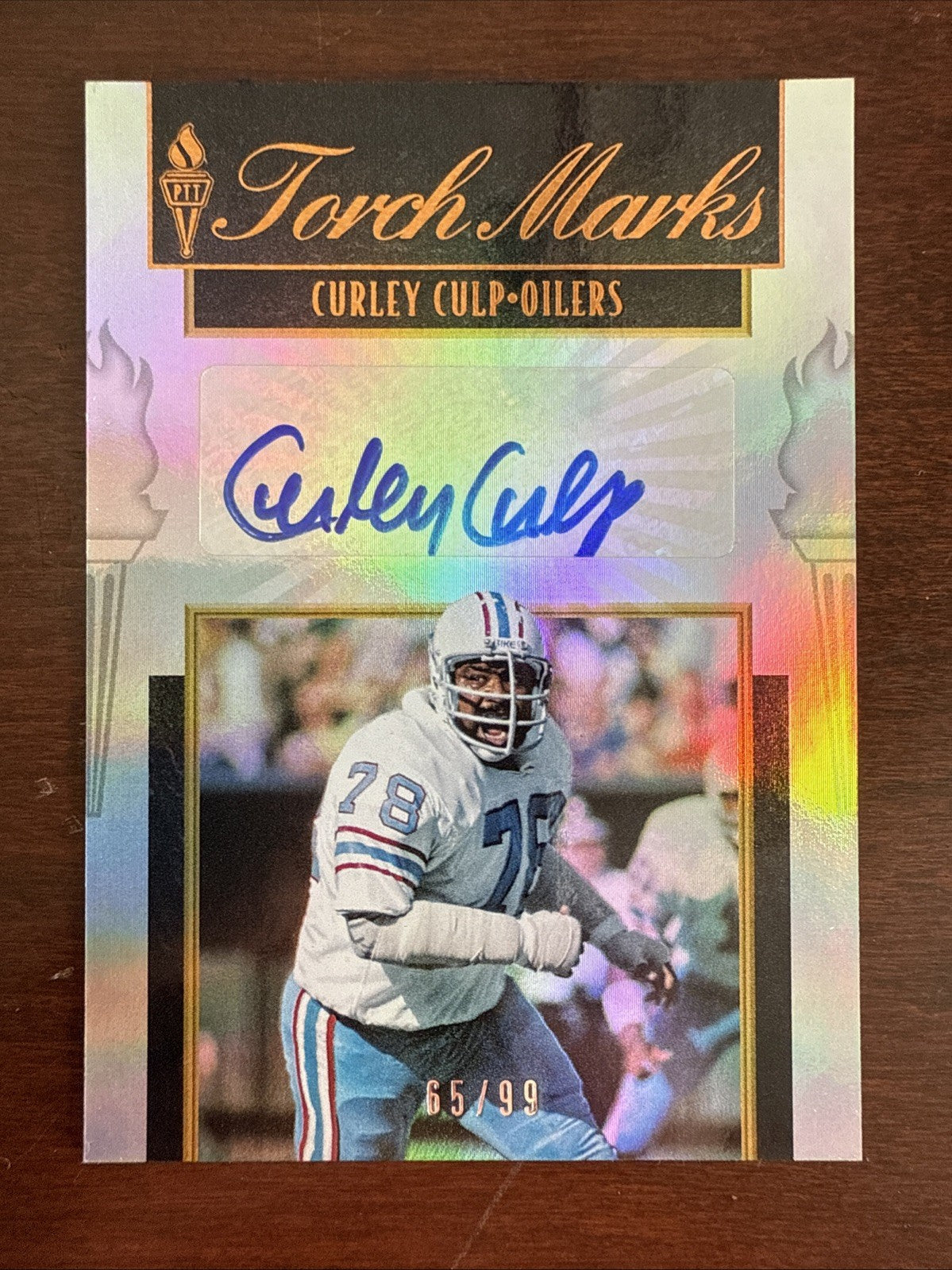 2019 Passing The Torch Curley Cupp Torch Marks Autograph. /99! Legend! 🔥🔥🔥