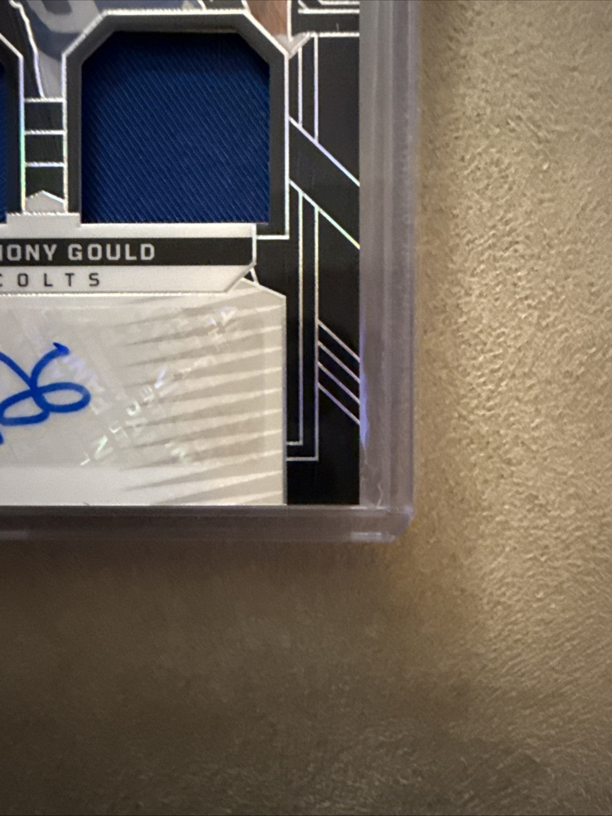 2024 Obsidian Jumbo BLACK FOTL Anthony Gould RPA ROOKIE PATCH AUTO /299