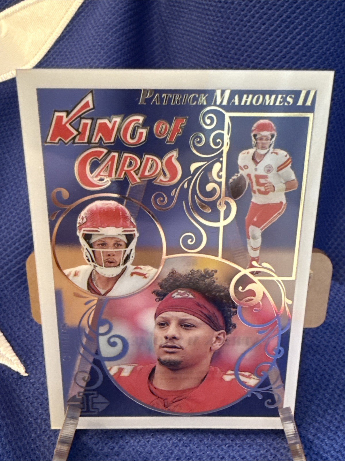 2023 Panini Illusions- King Of Cards #12 Patrick Mahomes II- Kansas City Chiefs