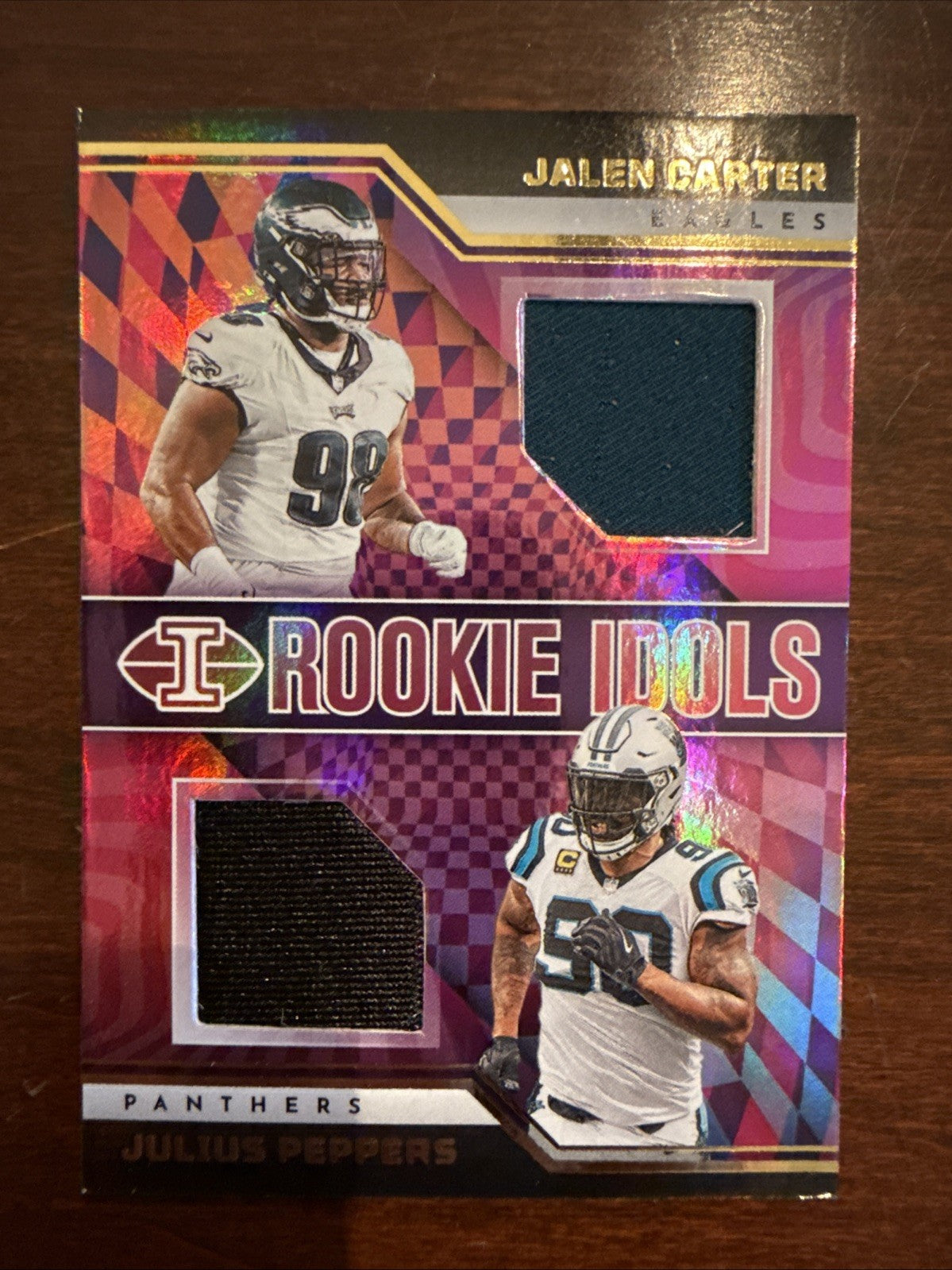 2023 Panini Illusions Rookie Idols #RM-CP Jalen Carter (RC) Julius Peppers
