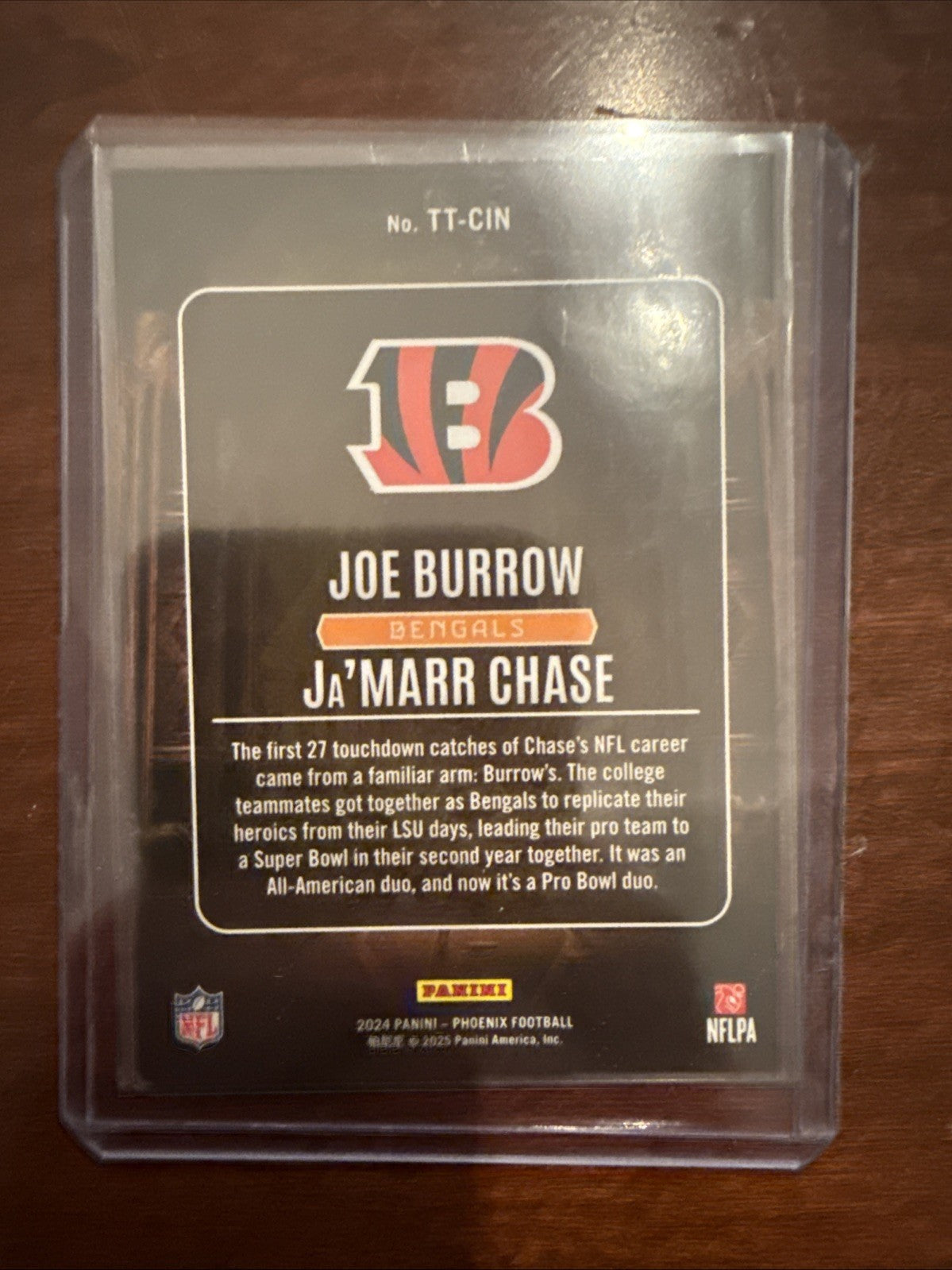 2024 Panini Phoenix - Treasured Tandems Joe Burrow, Ja'Marr Chase #TT-CIN