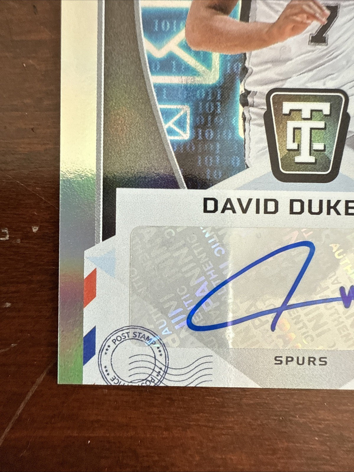 2024-25 Totally Certified David Duke Jr. Signed, Sealed and Delivered Auto #7
