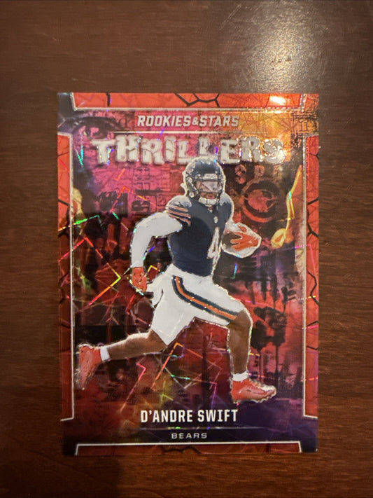D’Andre Swift Thrillers Cracked Ice Rookies And Stars Chicago Bears