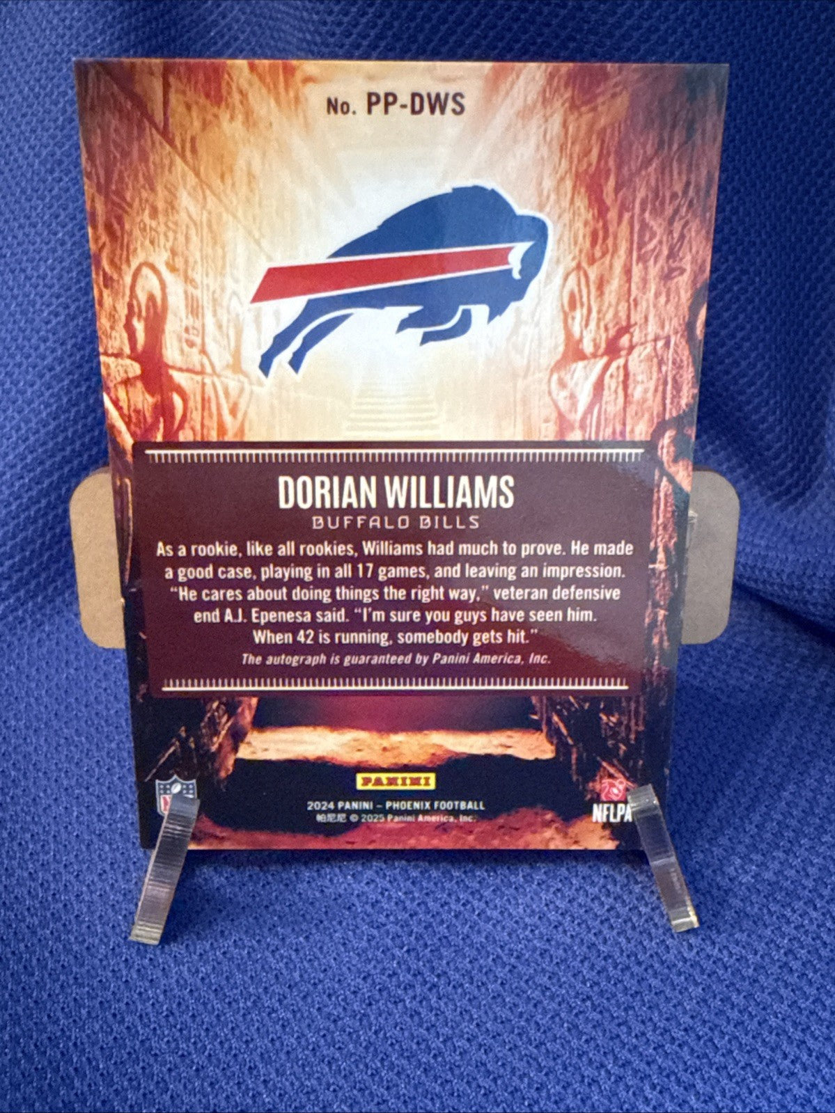 2024 Panini Phoenix Football DORIAN WILLIAMS "Phoenician" SSP! 🔥CASE HIT🔥