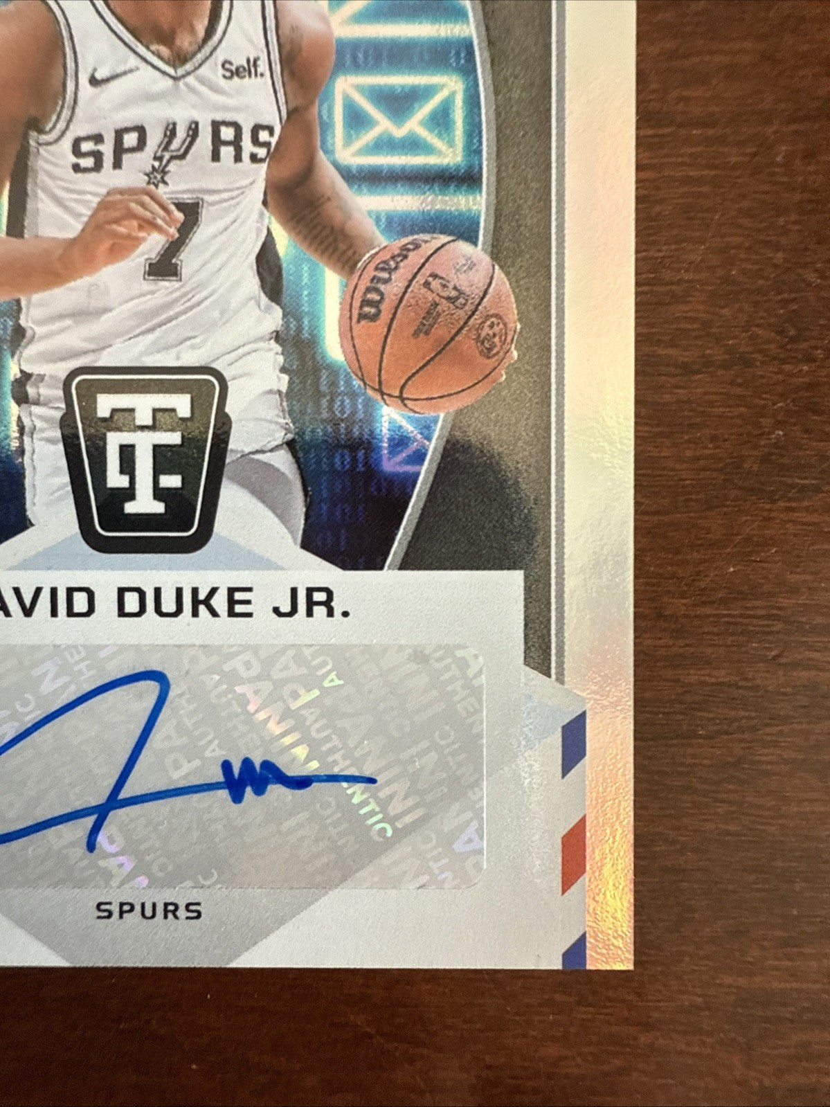 2024-25 Totally Certified David Duke Jr. Signed, Sealed and Delivered Auto #7