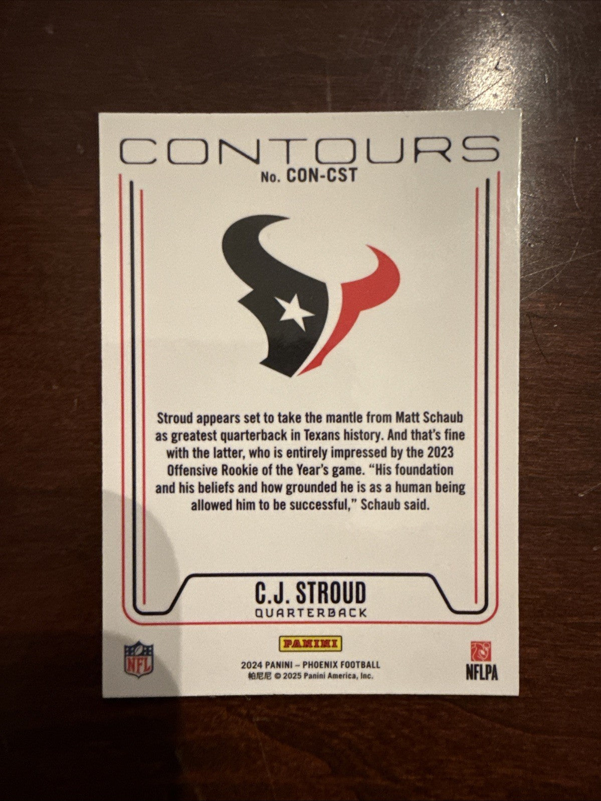2024 Panini Phoenix C.J. Stroud Contours #CON-CSD