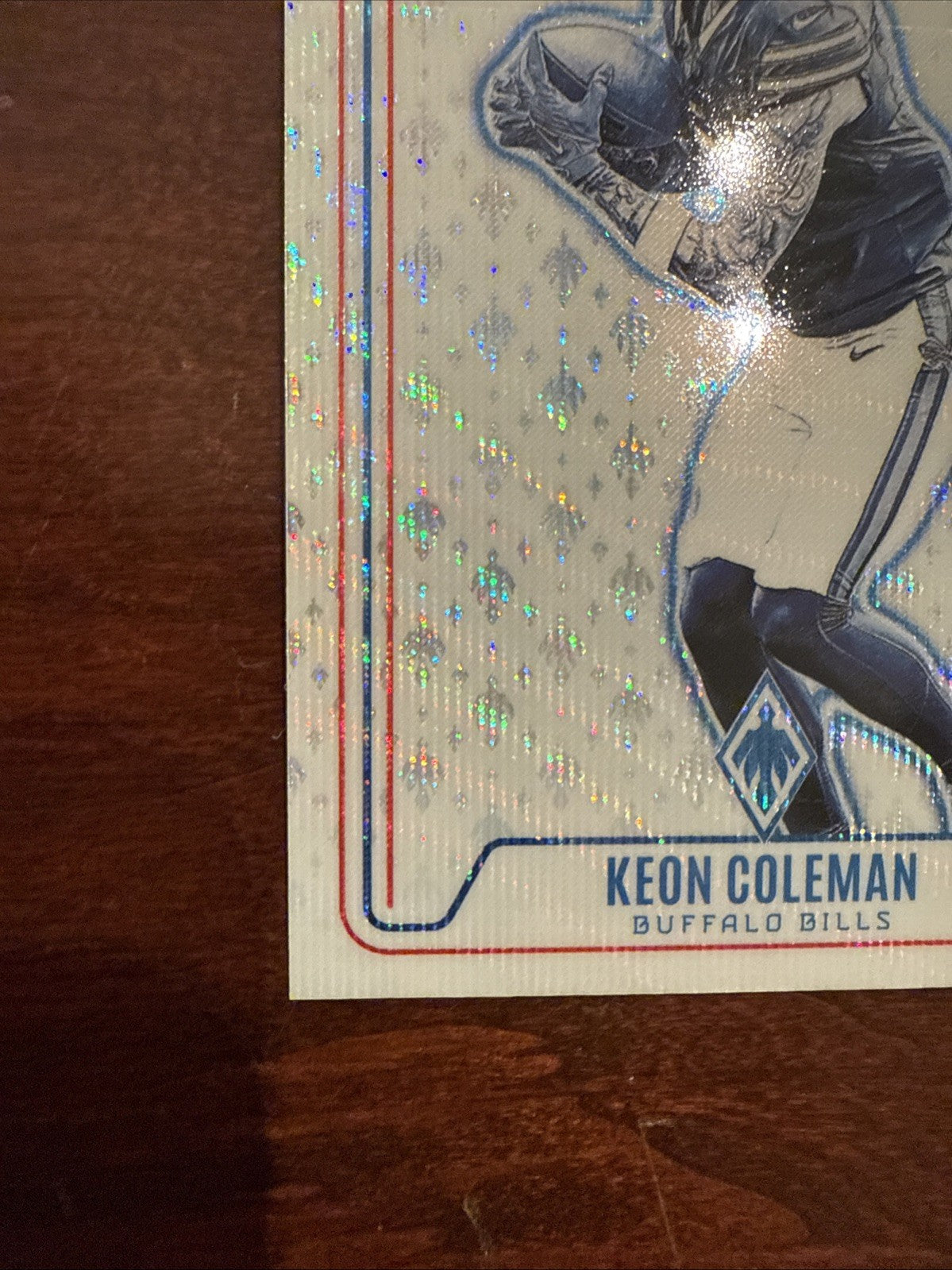 2024 Panini Phoenix KEON COLEMAN #CON-KCN RC Rookie Contours Silver Wave Bills