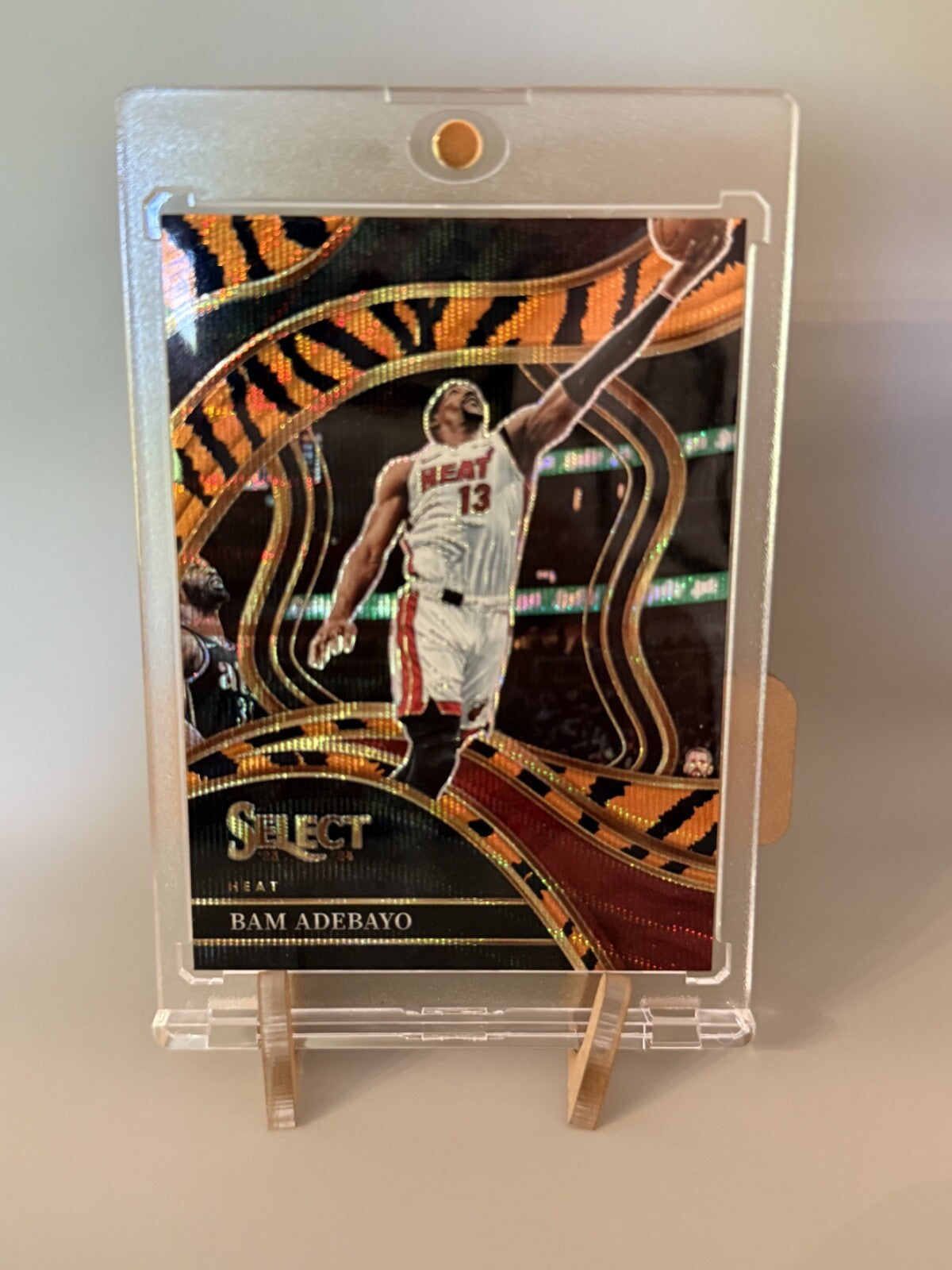 2023 Panini Select Tiger Prizm Courtside #259 Bam Adebayo SP Case Hit 