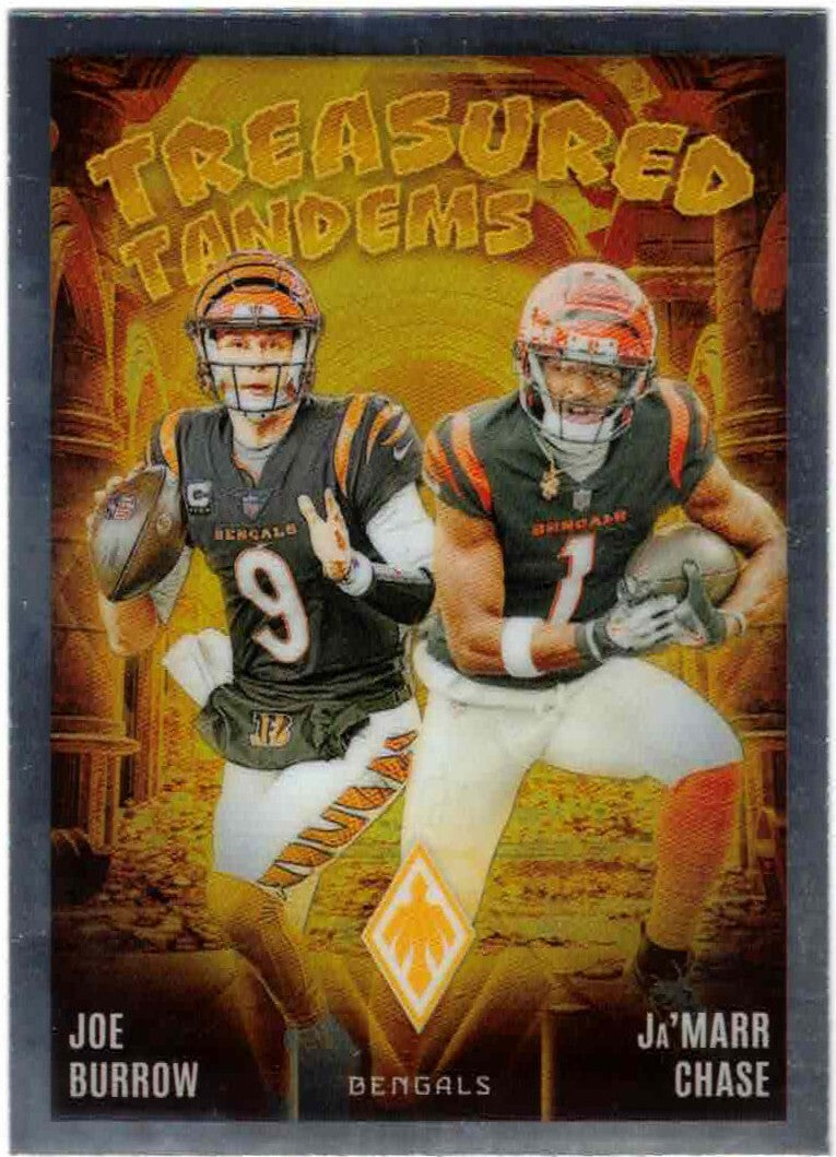 2024 Panini Phoenix - Treasured Tandems Joe Burrow, Ja'Marr Chase #TT-CIN